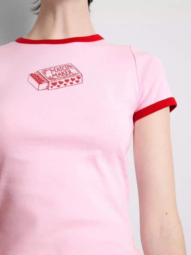 Τ-shirt για μωρά από βαμβάκι με τυπωμένο μοτίβο