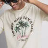 T-shirt με γραφικό «Paradise Beach»