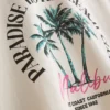 T-shirt με γραφικό «Paradise Beach»