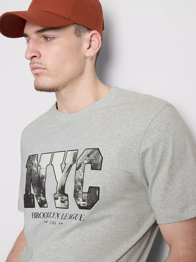 T-shirt με γραφικό σχέδιο από τη Νέα Υόρκη