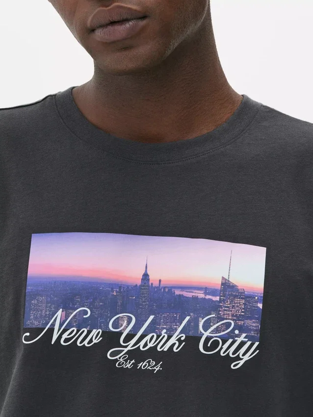 T-shirt με τύπωμα της Νέας Υόρκης