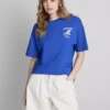 Τ-shirt με τυπωμένο μοτίβο «Soleil» σε oversized γραμμή