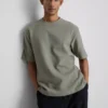 T-shirt με υφή και ευρύχωρο κόψιμο