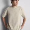 T-shirt με υφή και ευρύχωρο κόψιμο