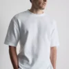 T-shirt με υφή και ευρύχωρο κόψιμο