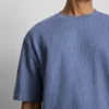 T-shirt με υφή και ευρύχωρο κόψιμο