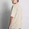 T-shirt με υφή και ευρύχωρο κόψιμο