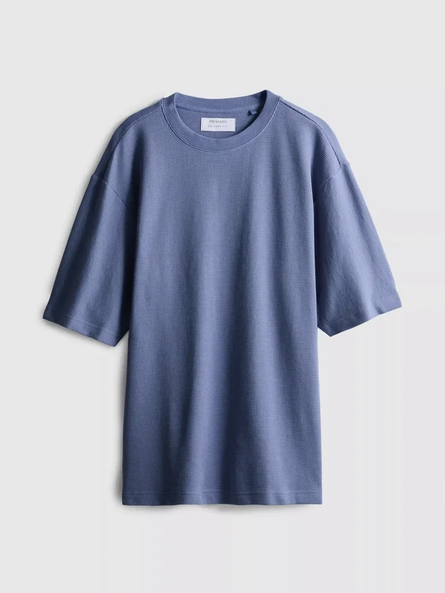 T-shirt με υφή και ευρύχωρο κόψιμο