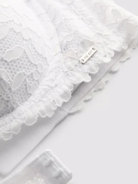 The Edit floral lace push-up bra