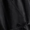 The Edit λινό μπλουζάκι με V-neck και περιτύλιξη