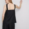 The Edit μπλουζάκι από λινό με φαρδιές τιράντες και γραμμή Α