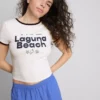 The Primark Scene | Κοντό μπλουζάκι «Laguna Beach Baby»