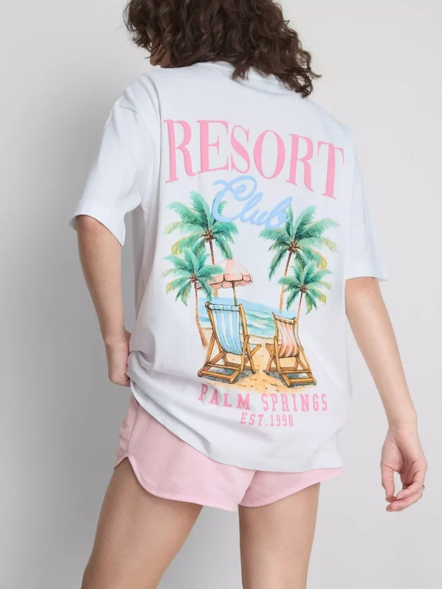 The Primark Scene | Oversized βαμβακερό T-shirt Resort