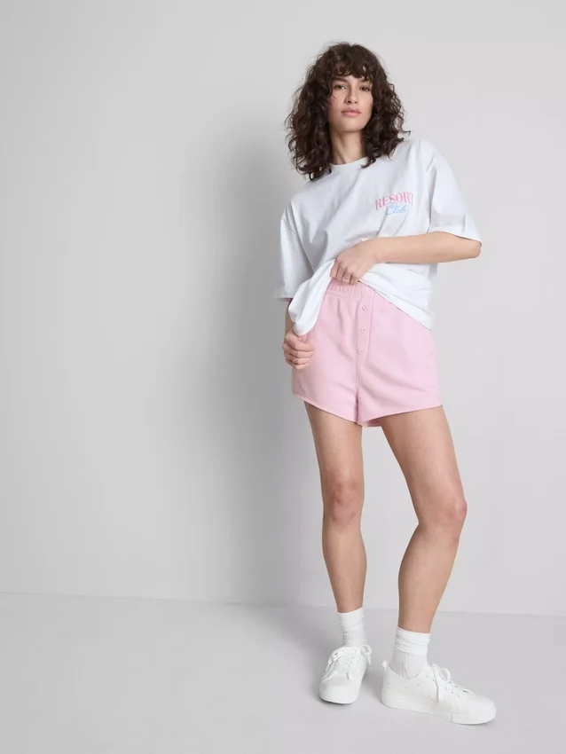 The Primark Scene | Σορτς με λεπτομέρειες κουμπιών, πλούσια σε βαμβάκι