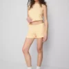 The Primark Scene | Στενά ριγέ σορτς με υψηλή περιεκτικότητα σε βαμβάκι