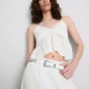 The Primark Scene | Βαμβακερό τοπ με λουράκια και V-neck με κεντήματα