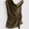 Το μπλουζάκι «The Edit Draped Hardware»