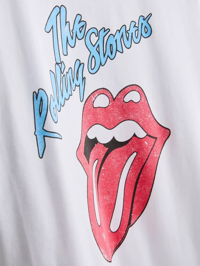 Το βαμβακερό μπλουζάκι με γραφικό των Rolling Stones