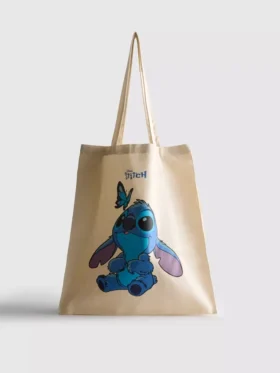 Τσάντα αγορών από καμβά με τον Stitch της Disney