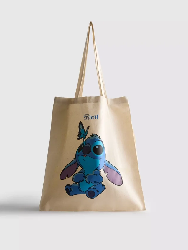 Τσάντα αγορών από καμβά με τον Stitch της Disney