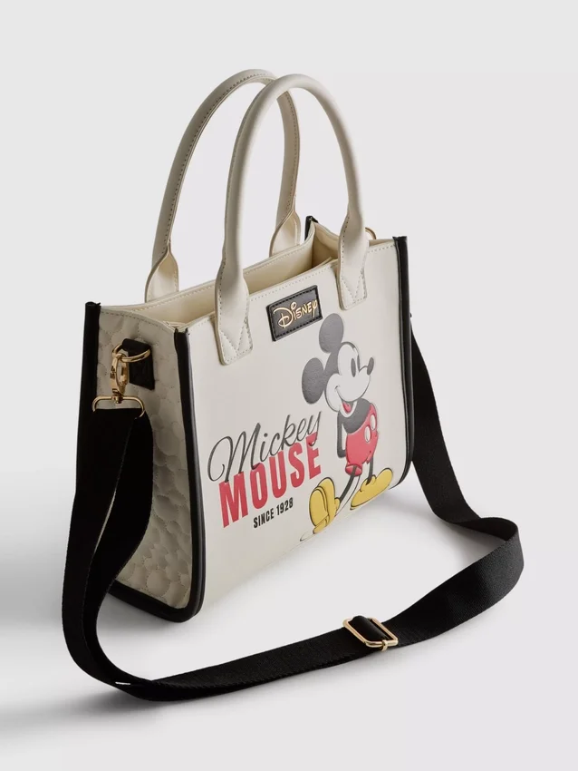 Τσάντα tote από συνθετικό δέρμα της Disney με τον Μίκυ και τους φίλους του