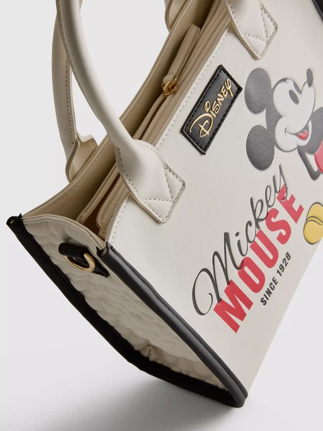 Τσάντα tote από συνθετικό δέρμα της Disney με τον Μίκυ και τους φίλους του