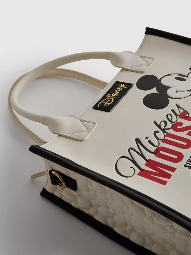 Τσάντα tote από συνθετικό δέρμα της Disney με τον Μίκυ και τους φίλους του