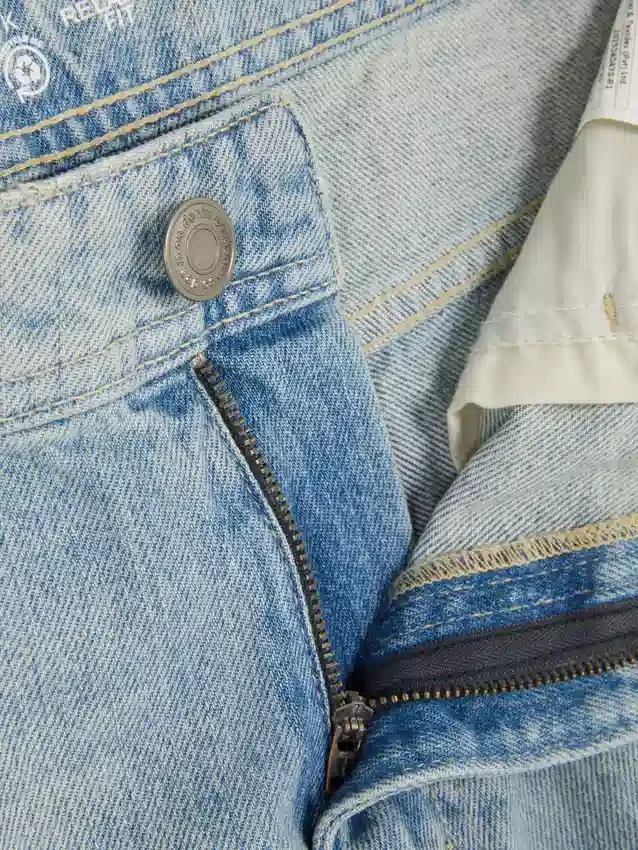 Τζιν χαλαρής εφαρμογής με ψηλή μέση