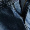Τζιν καργκό χαλαρής εφαρμογής με μεσαίο ύψος μέσης