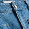 Τζιν με φαρδιά πόδια και τσέπες μπροστά