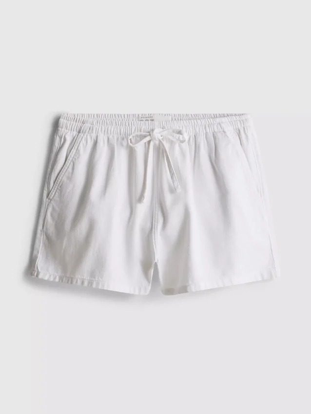 Βαμβακερά τζιν σορτς τύπου jogger