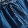 Βαμβακερά τζιν σορτς τύπου jogger