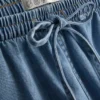 Βαμβακερά τζιν σορτς τύπου jogger