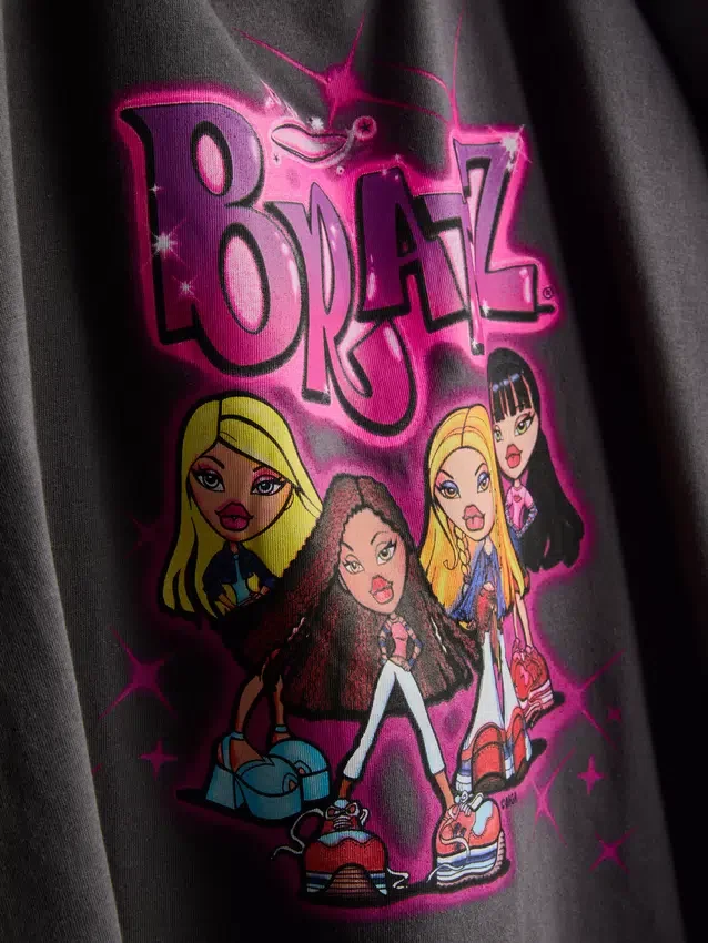 Βαμβακερές πιτζάμες Bratz με λεοπάρ μοτίβο
