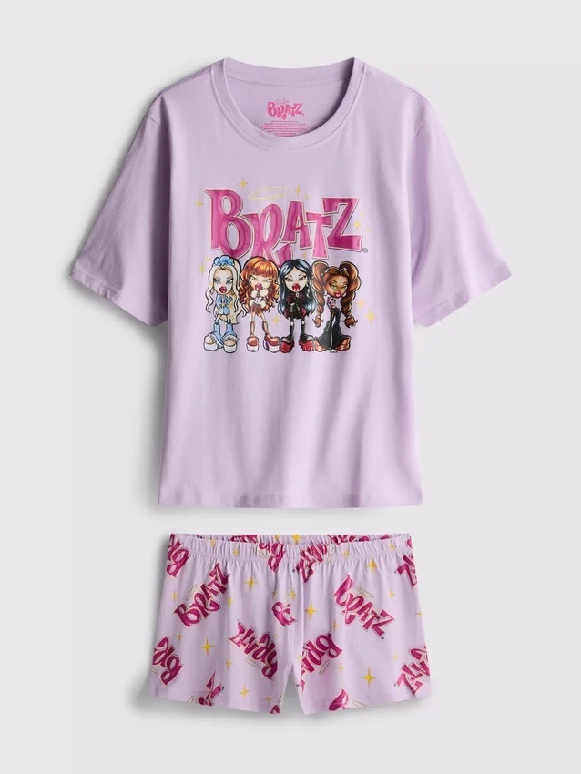 Βαμβακερές πιτζάμες Bratz με σχέδια