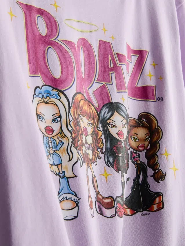 Βαμβακερές πιτζάμες Bratz με σχέδια