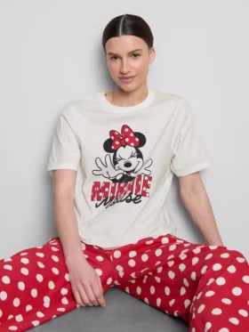 Βαμβακερές πιτζάμες Disney με σχέδιο της Μίνι Μάους