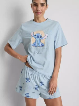 Βαμβακερές πιτζάμες με γραφικό Stitch της Disney