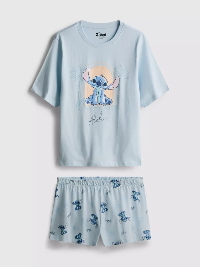Βαμβακερές πιτζάμες με γραφικό Stitch της Disney