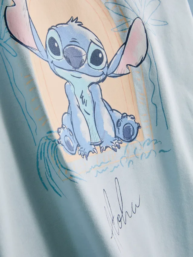 Βαμβακερές πιτζάμες με γραφικό Stitch της Disney