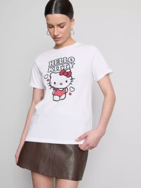 Βαμβακερό μπλουζάκι με σχέδιο Hello Kitty