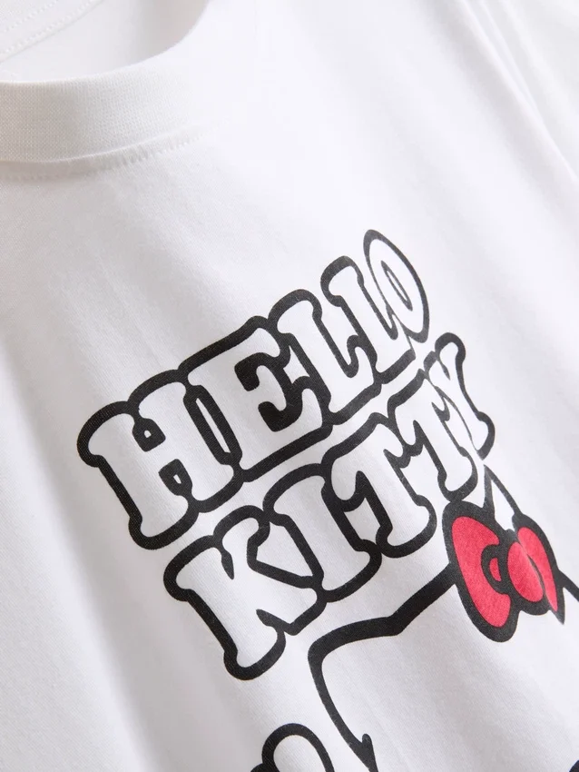 Βαμβακερό μπλουζάκι με σχέδιο Hello Kitty