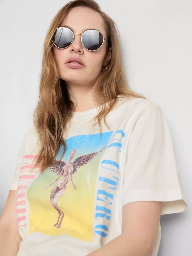 Βαμβακερό μπλουζάκι Nirvana Rainbow Tour