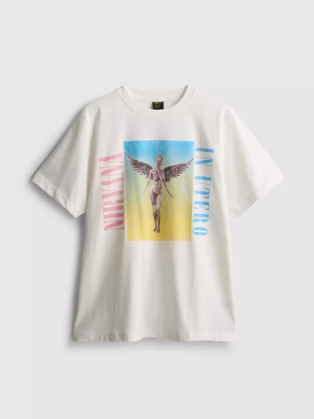 Βαμβακερό μπλουζάκι Nirvana Rainbow Tour