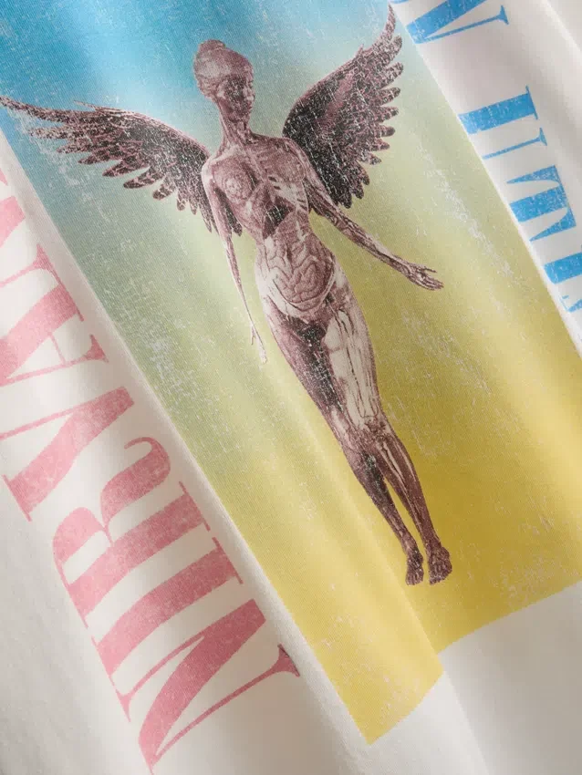 Βαμβακερό μπλουζάκι Nirvana Rainbow Tour
