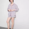 Βαμβακερό πουκάμισο πιτζάμας «Breakfast in Bed»