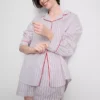 Βαμβακερό πουκάμισο πιτζάμας «Breakfast in Bed»