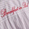 Βαμβακερό πουκάμισο πιτζάμας «Breakfast in Bed»