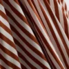 Βαμβακερό ριγέ φόρεμα μίντι-άξι με φαρδιά γραμμή
