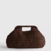 Υφασμένη τσάντα clutch